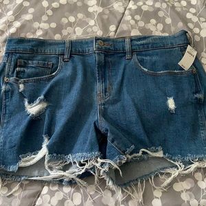 Juniors denim shorts